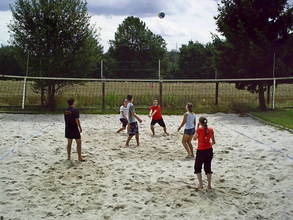 Spiel am Beach Volleyballplatz - TSV Marktl Volleyball